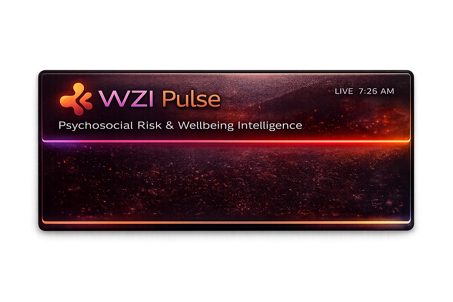 WZI Pulse wellbeing intelligence dashboard